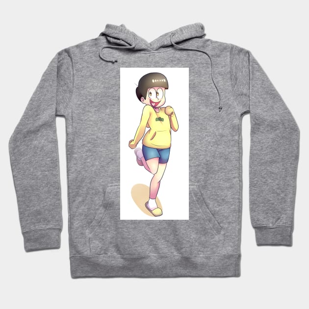 Jyushimatsu (Osomatsu-san) Hoodie by PinklemonAID